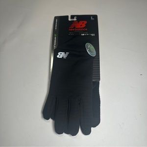 nwt womans new balance gloves black gloves size large